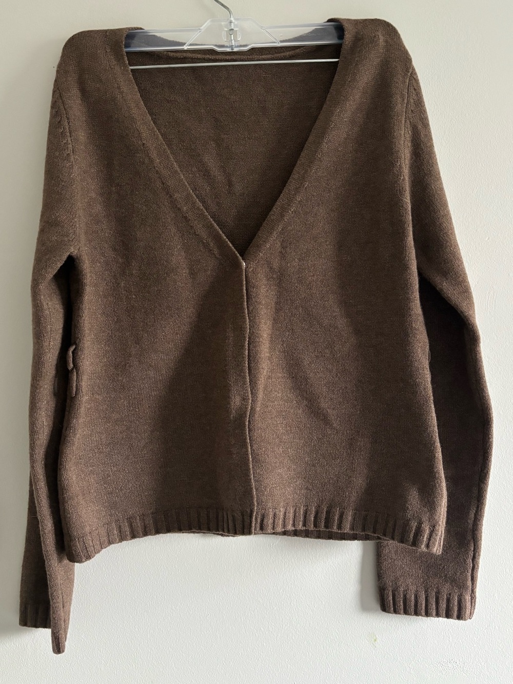 Unknown brand brown knit sweater